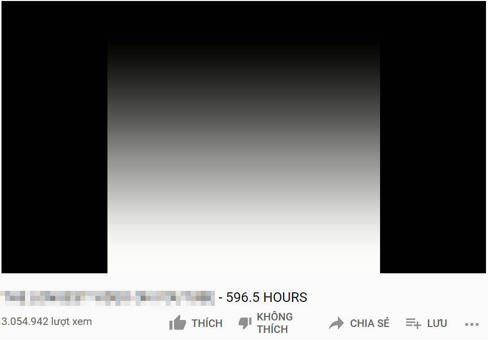  
Kênh YouTube có video độ dài gần 1 tháng. (Ảnh: Chụp màn hình)