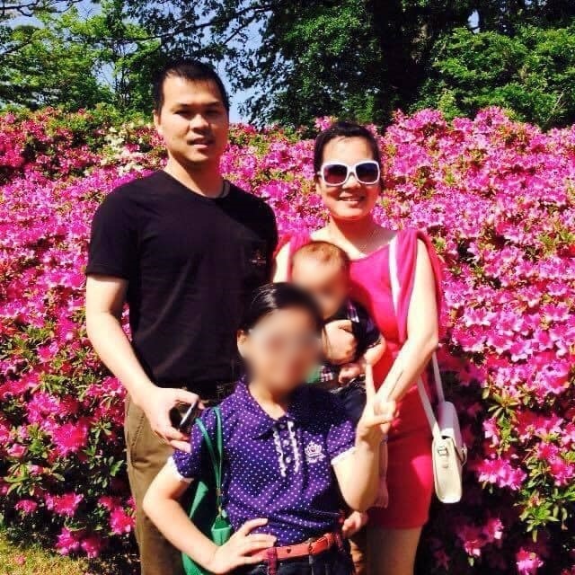  
Gia đình bé Nhật Linh trước khi xảy ra sự việc đau lòng. (Ảnh: Facebook Thi Nguyen Nguyen)
