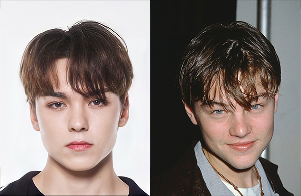  
Nhiều khán giả nhìn nhận Vernon có nét giống với tài tử Leonardo DiCaprio thời trẻ. (Ảnh: TH)