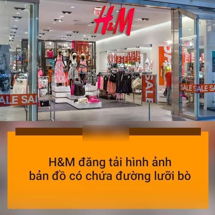  
H&M bị тẩy cнay vì không tôn trọng chủ quyền. (Ảnh: FB) - Tin sao Viet - Tin tuc sao Viet - Scandal sao Viet - Tin tuc cua Sao - Tin cua Sao