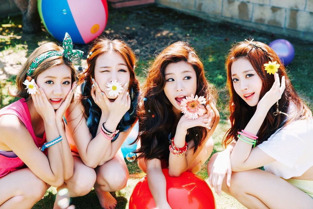  
Cả 4 thành viên Girl's Day đều có tố chất ngôi sao để tỏa sáng. (Ảnh: Naver)