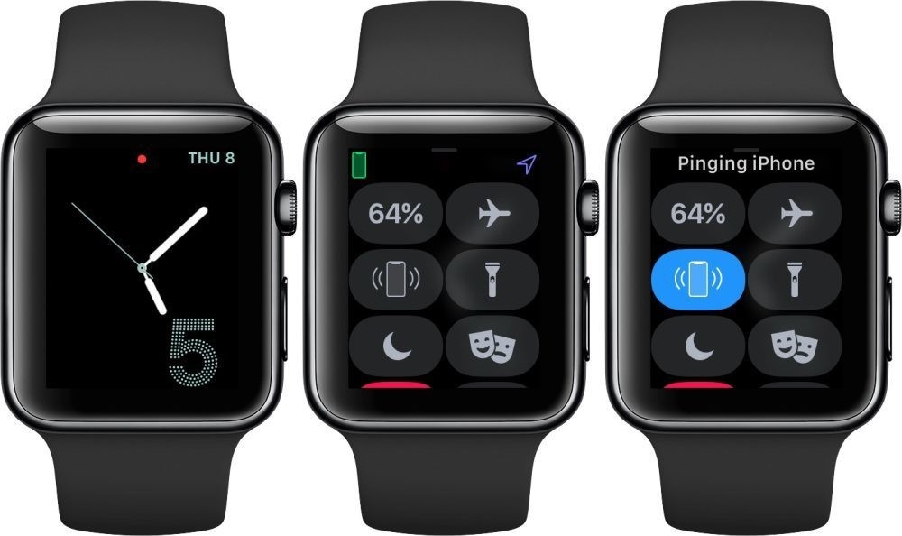 ping phone from apple watch