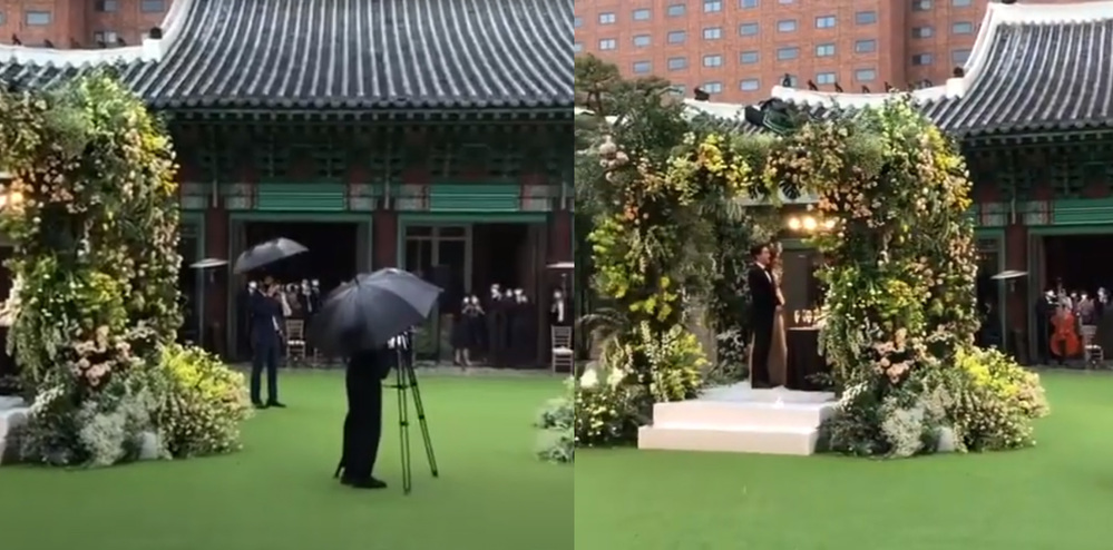  
Khung cảnh tại đám cưới mà Song Joong Ki đi dự. (Ảnh: Chụp màn hình)