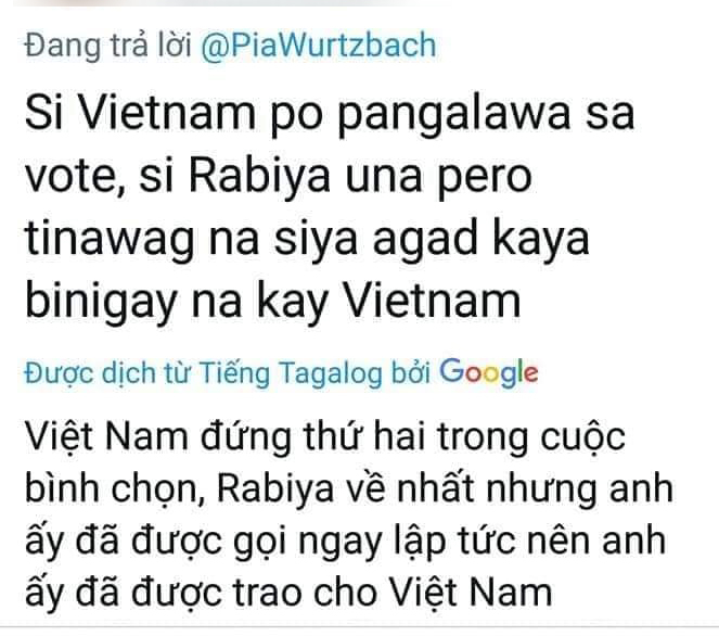  
 
Câu trả lời của những người hâm mộ tại Philippines khiến fan Việt vô cùng bức xúc. (Ảnh: Chụp màn hình)