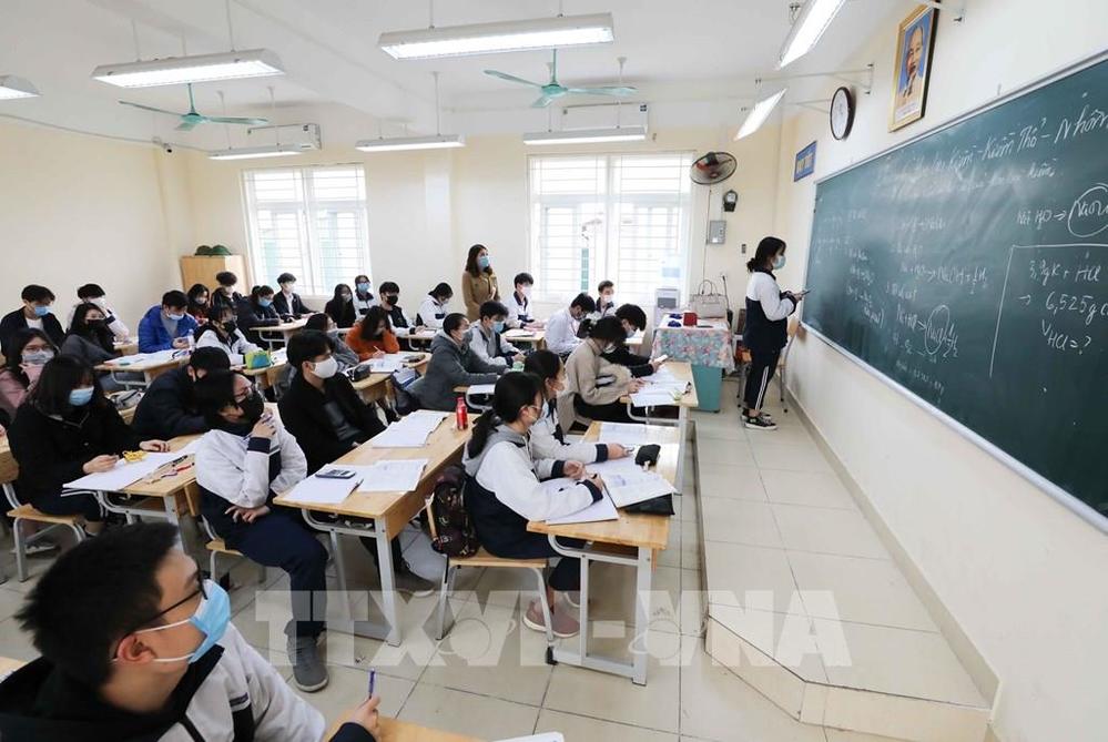  
Nhiều tỉnh thành cho học sinh tới trường từ ngày 17/5. (Ảnh: Thông tấn xã Việt Nam)