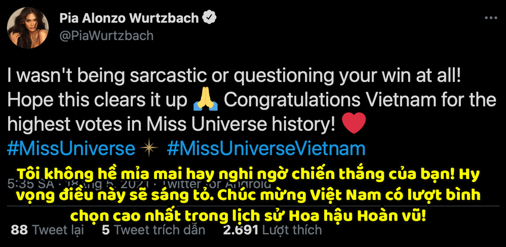  
Cô gửi lời chúc mừng cho Việt Nam. (Ảnh: Chụp màn hình) - Tin sao Viet - Tin tuc sao Viet - Scandal sao Viet - Tin tuc cua Sao - Tin cua Sao