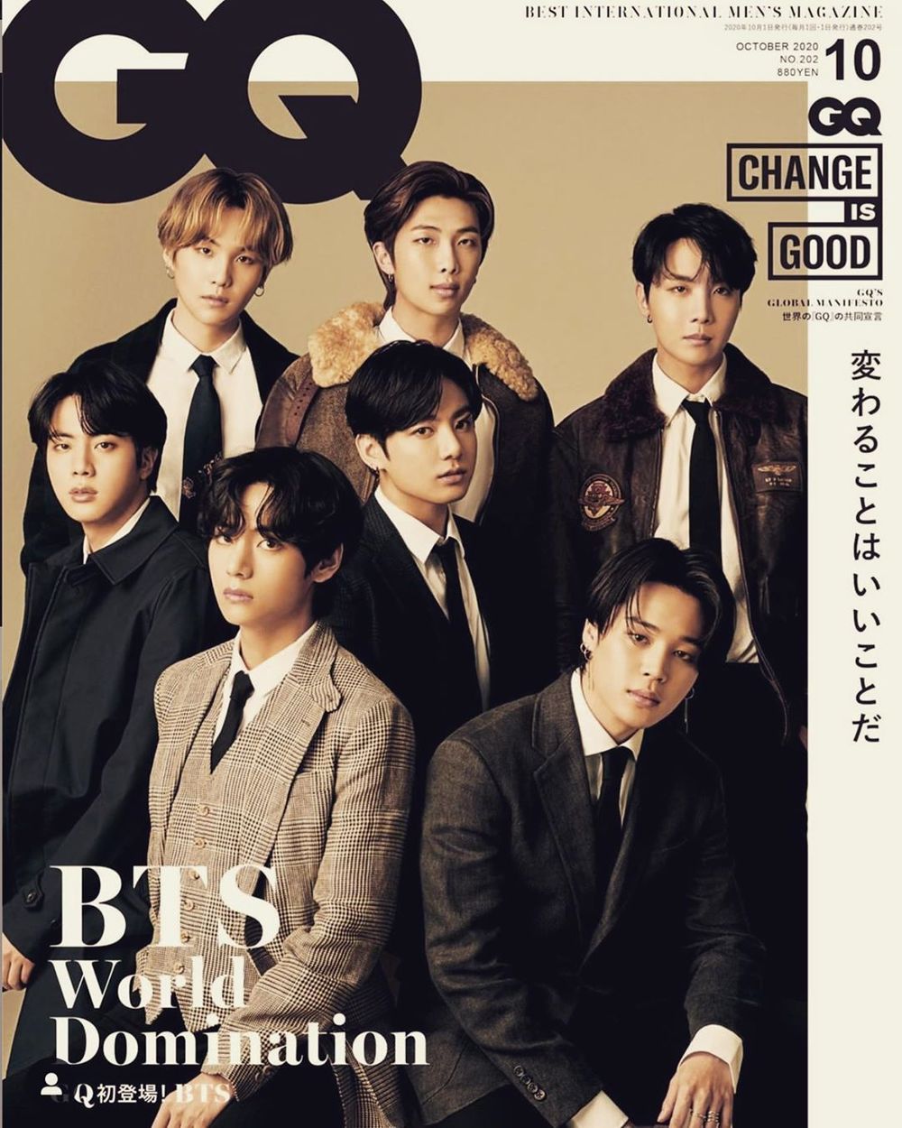Hình của các thành viên nhóm BTS trên các bìa tạp chí