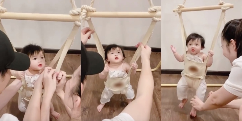  
Con gái Đông Nhi cũng có món đồ chơi tương tự. (Ảnh: Cắt từ clip) - Tin sao Viet - Tin tuc sao Viet - Scandal sao Viet - Tin tuc cua Sao - Tin cua Sao