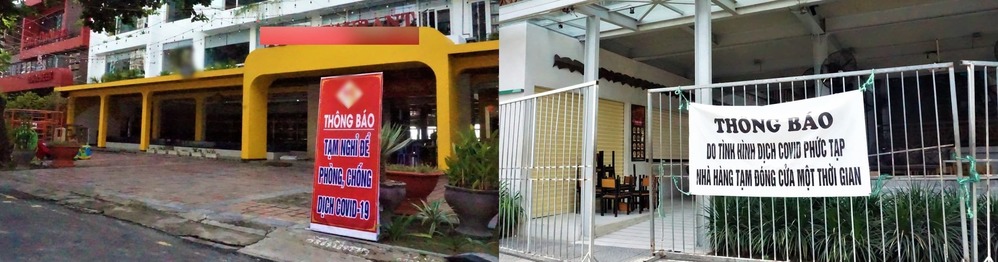  
Các địa điểm kinh doanh ở Đà Nẵng đã đóng cửa để phòng dịch. (Ảnh: Báo Chính Phủ)