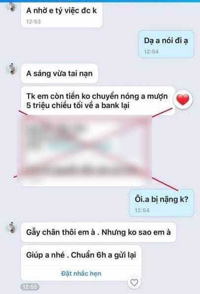  
Đàm Vĩnh Hưng công khai đoạn tin nhắn của kẻ giả mạo, lừa fan để lấy tiền. (Ảnh: FBNV)