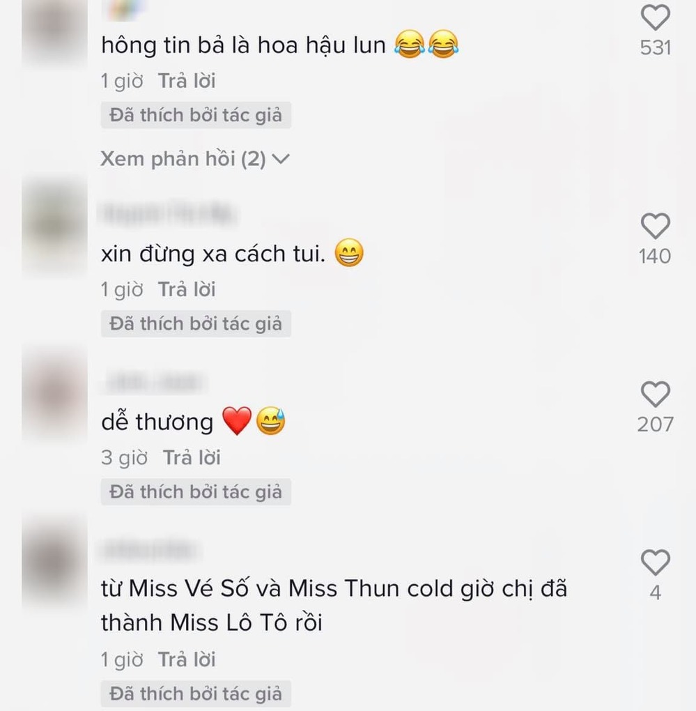 
Cư dân mạng bình luận vui vẻ về khoảnh khắc đáng yêu của Khánh Vân. (Ảnh: Chụp màn hình)