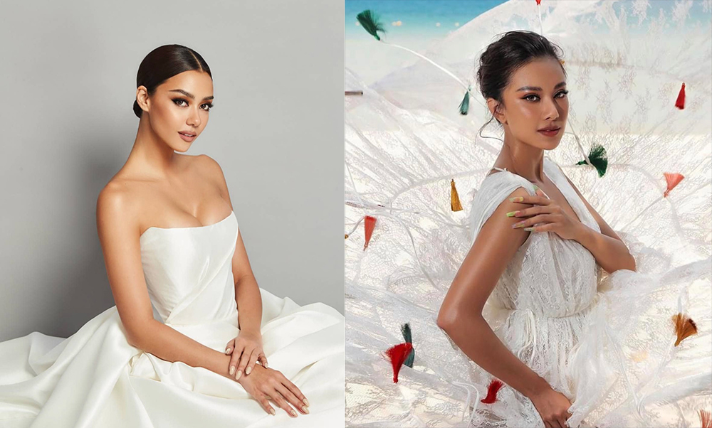  
Thần thái Kim Duyên lấn át luôn cả Hoa hậu Hoàn vũ Thái Lan - Amanda Obdam trong một số bức ảnh. (Ảnh: TH)