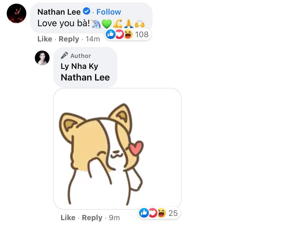  
Nathan Lee và Lý Nhã Kỳ tương tác với nhau cực đáng yêu. (Ảnh: Chụp màn hình)