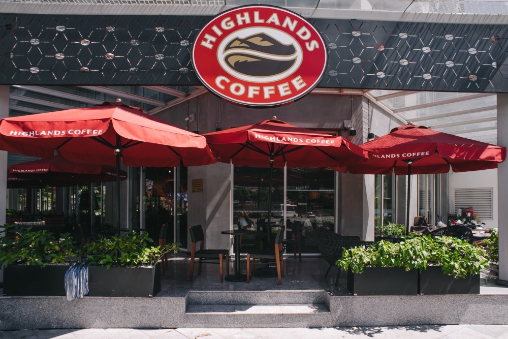  
Một trong những cơ sở của Highland Coffee. (Ảnh: Báo Quốc tế)