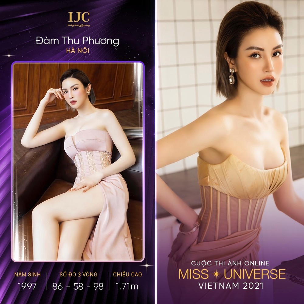  
Cô gái tóc ngắn cá tính, nổi trội đến từ Hà Nội. (Ảnh: Miss Universe Việt Nam 2021)