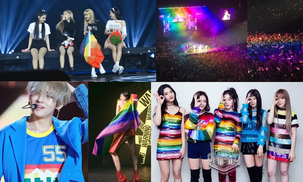  
Nhiều nhóm nhạc Hàn Quốc công khai bày tỏ sự ủng hộ đến với cộng đồng LGBT - Ảnh Pinterest
