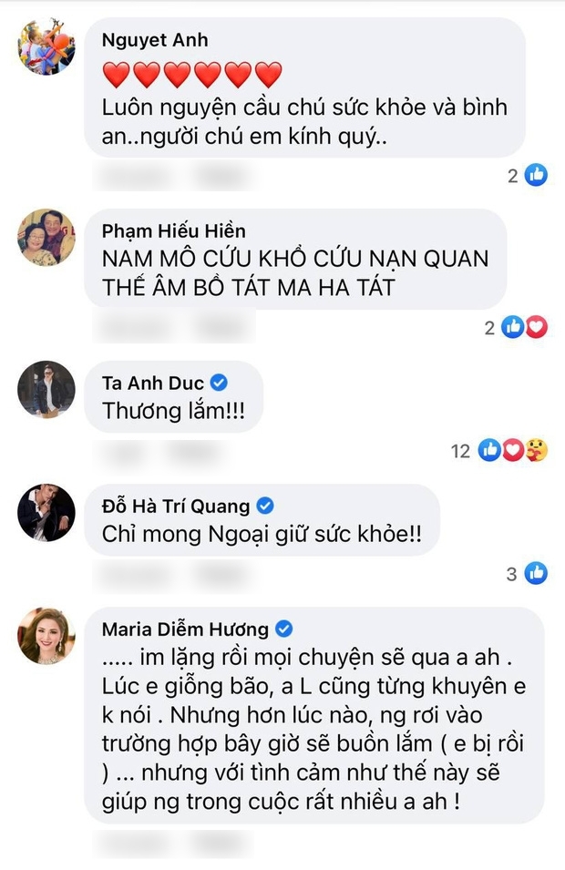  
Sao Việt gửi lời chúc sức khoẻ đến Hoài Linh, mong nam nghệ sĩ sớm đưa ra lời giải thích và trở lại sân khấu. (Ảnh: FB) - Tin sao Viet - Tin tuc sao Viet - Scandal sao Viet - Tin tuc cua Sao - Tin cua Sao