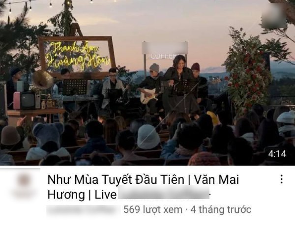  
Văn Mai Hương đem bản cover đi biểu diễn ở nhiều nơi. (Ảnh: Chụp màn hình)