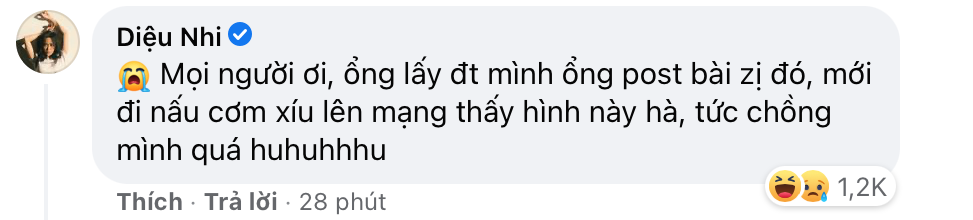  
Diệu Nhi cho biết Lee Dong Wook lấy điện thoại của cô để đăng tải hình ảnh. (Ảnh: Chụp màn hình) - Tin sao Viet - Tin tuc sao Viet - Scandal sao Viet - Tin tuc cua Sao - Tin cua Sao