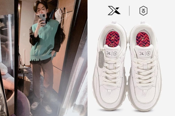  
Đôi giày mà Hyunsuk sở hữu (Ảnh: Twitter).