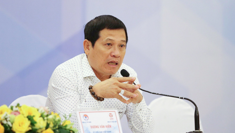  
Ông Dương Văn Hiền - Trưởng Ban trọng tài VFF. (Ảnh: VnExpress)