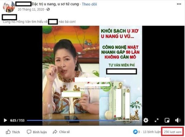  
Nghệ sĩ Hồng Vân xuất hiện trong clip quảng cáo, nói quá về công dụng của sản phẩm. (Ảnh: Chụp màn hình) - Tin sao Viet - Tin tuc sao Viet - Scandal sao Viet - Tin tuc cua Sao - Tin cua Sao
