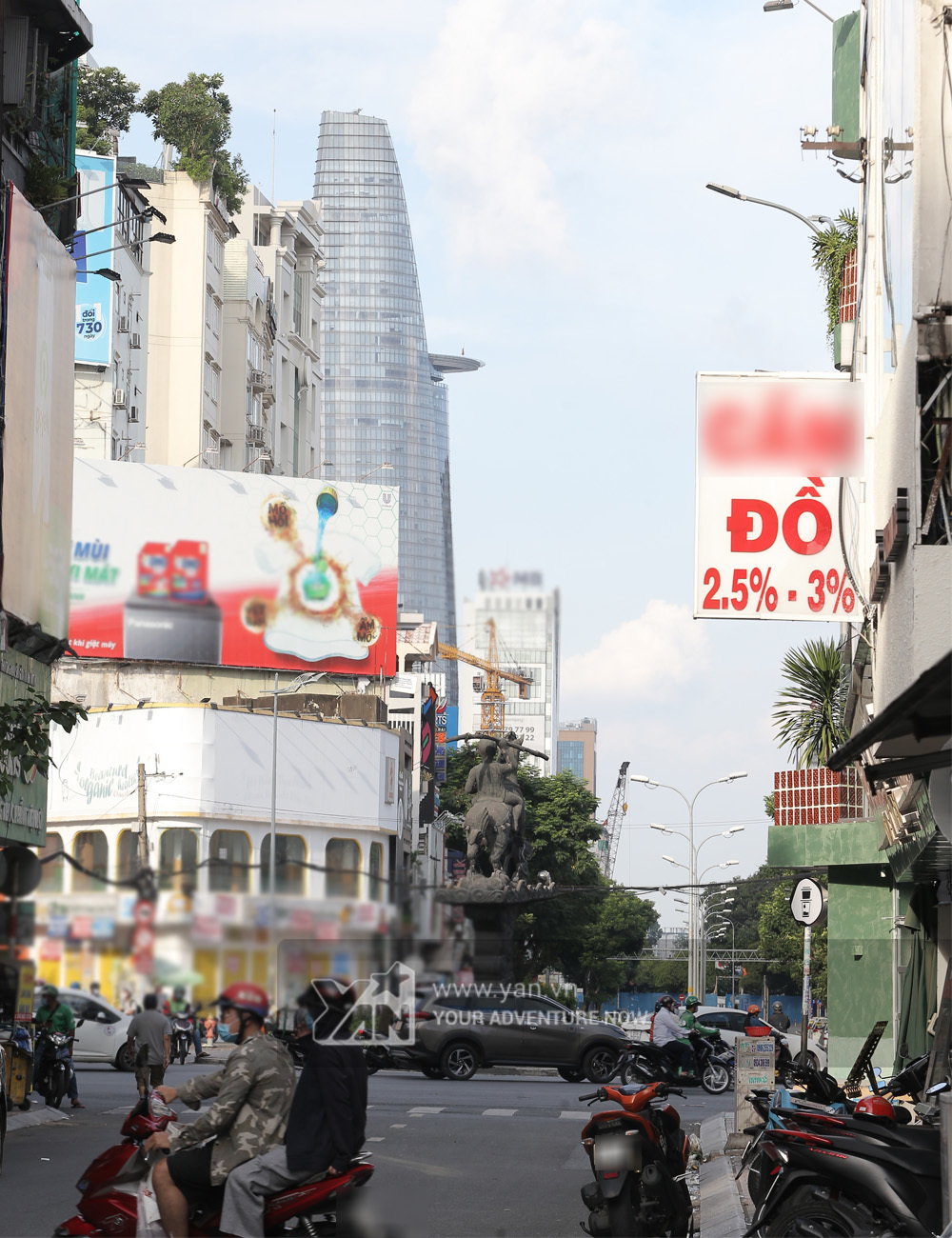  
Đường phố tại TP. Hồ Chí Minh trong đợt giãn cách xã hội từ ngày 31/5 đến 14/6.