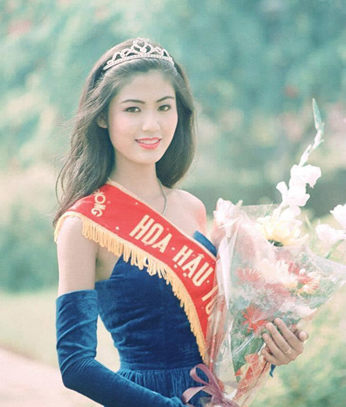  
Thu Thủy đăng quang Hoa hậu Việt Nam 1994 khi mới 18 tuổi. (Ảnh: FBNV) - Tin sao Viet - Tin tuc sao Viet - Scandal sao Viet - Tin tuc cua Sao - Tin cua Sao