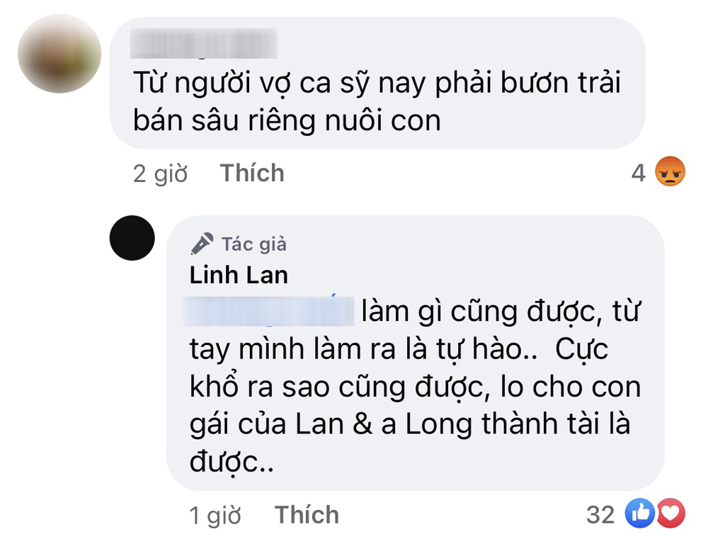  
Một dòng bình luận tỏ ý khinh thường được Linh Lan phản hồi. ​(Ảnh: Chụp màn hình) - Tin sao Viet - Tin tuc sao Viet - Scandal sao Viet - Tin tuc cua Sao - Tin cua Sao