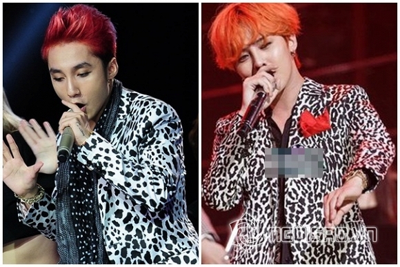  
Phong cách âm nhạc lẫn gu thời trang của Sơn Tùng cũng được cho là "bắt chước" G-Dragon. (Ảnh: Ngôi Sao)