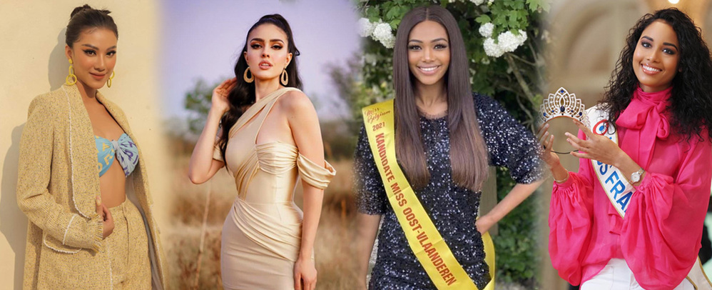  
4 thí sinh lộ diện sớm nhất tại Miss Universe 2021. (Ảnh: Pinterest)