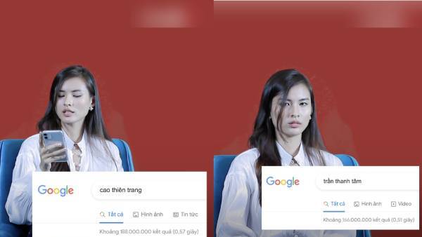  
Cao Thiên Trang search tên để chứng minh tên tuổi không thua kém hot girl "bắp cần bơ". (Ảnh: Chụp màn hình) - Tin sao Viet - Tin tuc sao Viet - Scandal sao Viet - Tin tuc cua Sao - Tin cua Sao