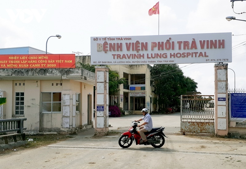  
 Bệnh viện Lao và Bệnh phổi Trà Vinh, nơi bệnh nhân đang cách ly, điều trị. (Ảnh: VOV)