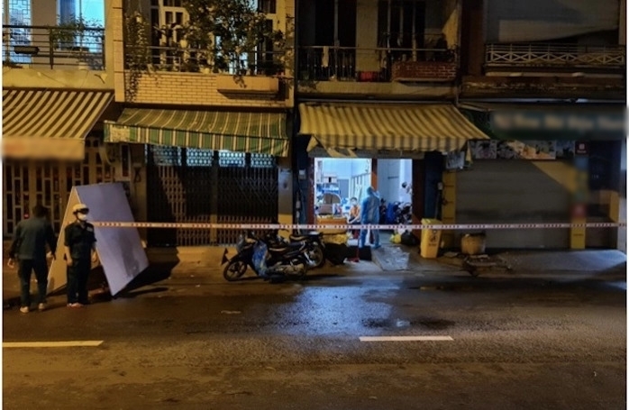  
Một khu vực bị phong tỏa do liên quan ca Covid-19 ở thành phố Hồ Chí Minh. (Ảnh: VietNamNet)