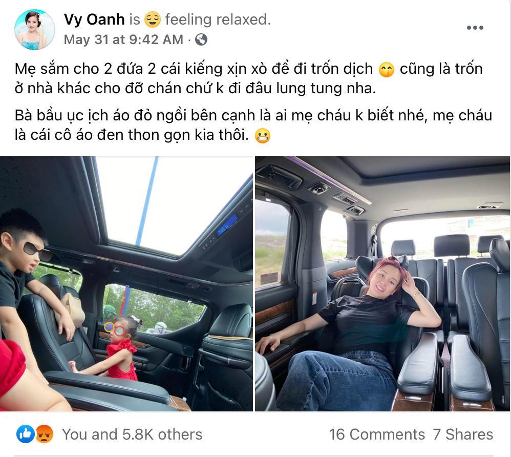  
Những bài đăng trước đó của Vy Oanh vẫn còn hiển thị tính năng bình luận. (Ảnh: Chụp màn hình)