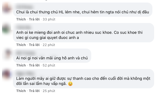  
Một số bình luận của cư dân mạng dưới bài đăng của nam diễn viên Võ Đăng Khoa. (Ảnh: Chụp màn hình)