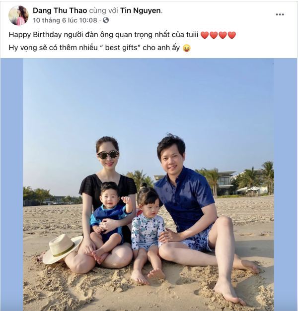  
Hoa hậu Đặng Thu Thảo còn bày tỏ mong muốn sinh thêm con cho chồng. (Ảnh: Chụp màn hình) - Tin sao Viet - Tin tuc sao Viet - Scandal sao Viet - Tin tuc cua Sao - Tin cua Sao