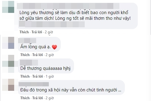  
Cư dân mạng cảm động với việc làm của cán bộ cảnh sát. (Ảnh: Chụp màn hình)