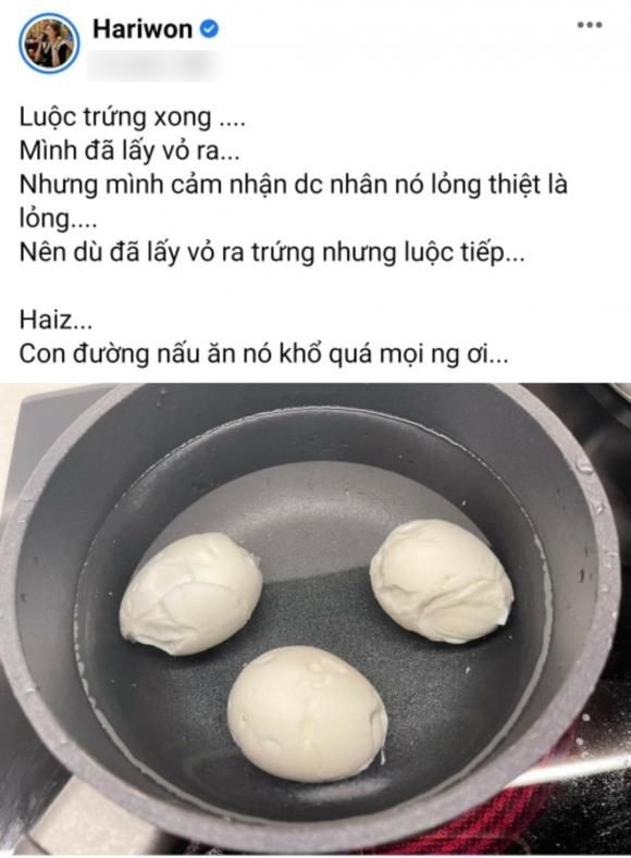  
Món trứng luộc gây tranh cãi của Hari Won trong những ngày vừa qua. (Ảnh: Chụp màn hình) - Tin sao Viet - Tin tuc sao Viet - Scandal sao Viet - Tin tuc cua Sao - Tin cua Sao