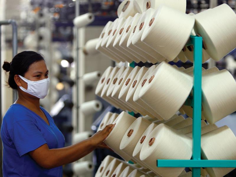  
Công ty Hyosung Việt Nam chuyên về mặt hàng sợi, vải. (Ảnh: Dân Trí)