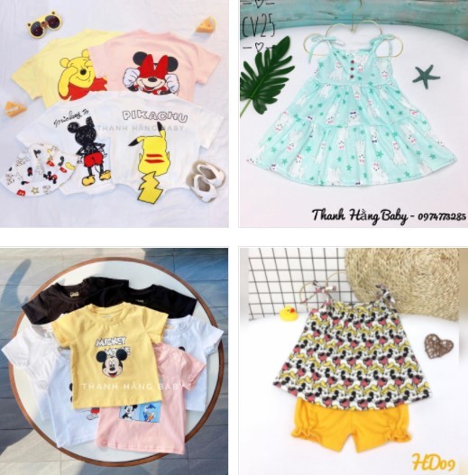 Thanh Hằng Baby: gợi ý các mẹ trong việc lựa chọn vải phù hợp khi mua sắm quần áo trẻ em