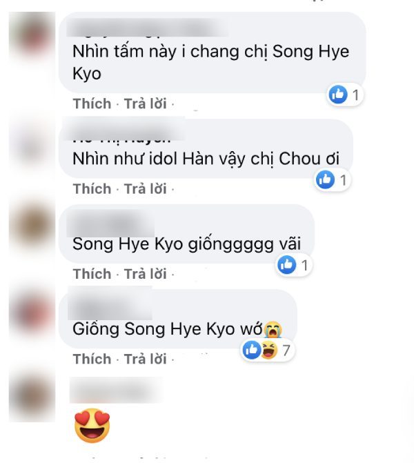  
Dân tình rần rần khen Châu Bùi giống Song Hye Kyo. (Ảnh: Chụp màn hình) - Tin sao Viet - Tin tuc sao Viet - Scandal sao Viet - Tin tuc cua Sao - Tin cua Sao
