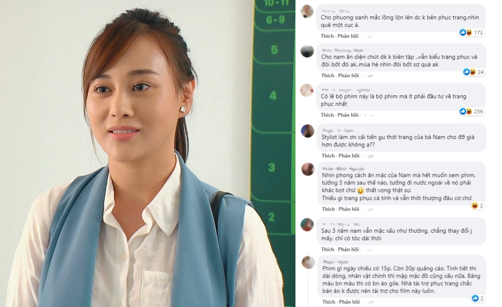  
Thêm một  số bình luận khác về "bảng màu gile" mà Phương Oanh bị stylist cho mặc. (Ảnh: Tổng hợp)