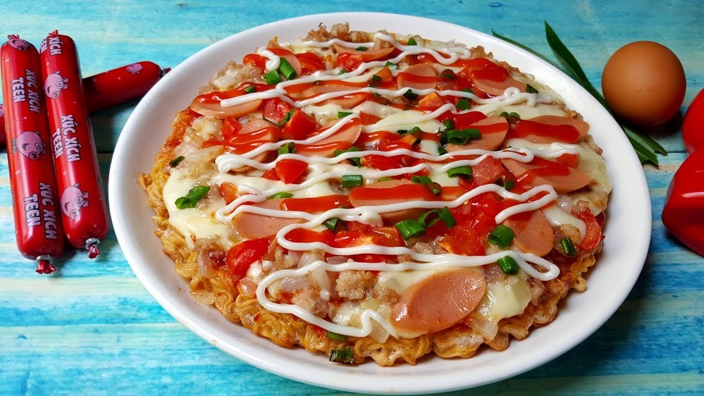 Pizza mì tôm kiểu Việt Nam siêu ngon và lạ mắt
Pizza mì tôm kiểu Việt Nam siêu ngon và lạ mắt