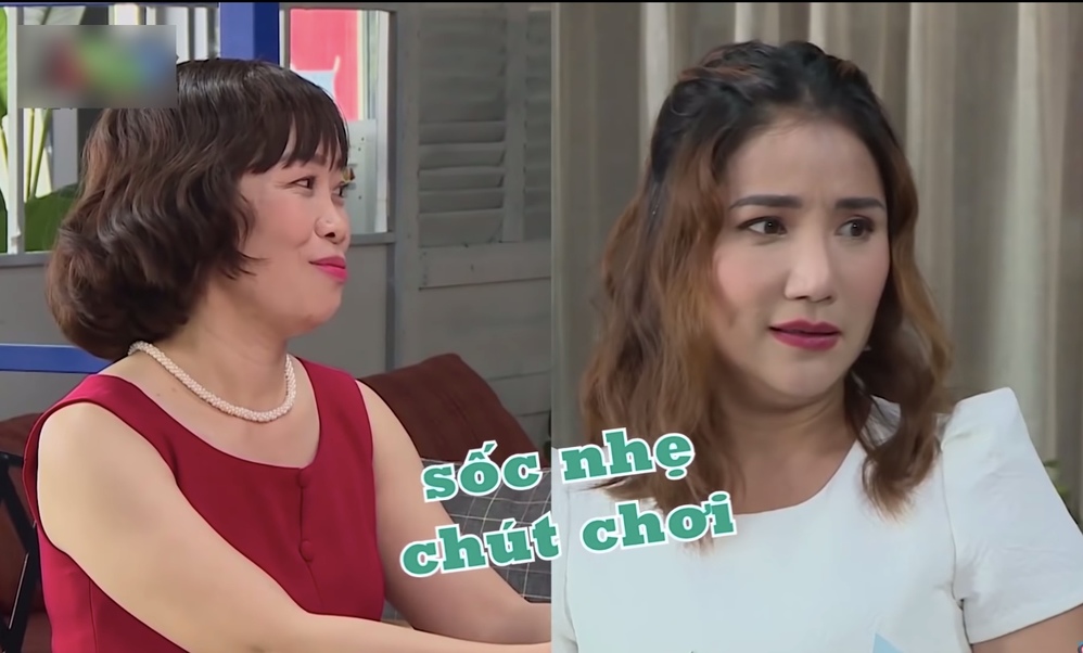 Những chia sẻ của nam chính đã làm Cát Tường và nữ chính tham gia chương trình sốc nhẹ. (Ảnh: Chụp màn hình)