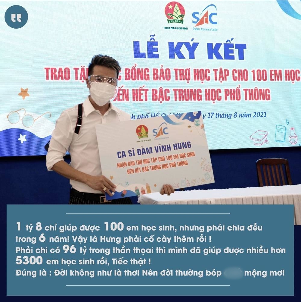 Đàm Vĩnh Hưng trong ngày kí kết hỗ trợ học bổng. (Ảnh: FBNV) - Tin sao Viet - Tin tuc sao Viet - Scandal sao Viet - Tin tuc cua Sao - Tin cua Sao