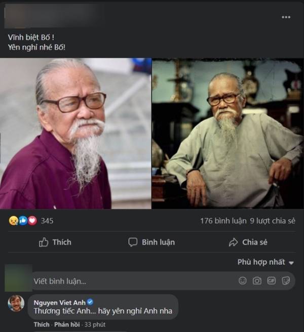  
Nghệ sĩ Việt Anh bàng hoàng trước sự ra đi của đàn anh. (Ảnh: Chụp màn hình) - Tin sao Viet - Tin tuc sao Viet - Scandal sao Viet - Tin tuc cua Sao - Tin cua Sao