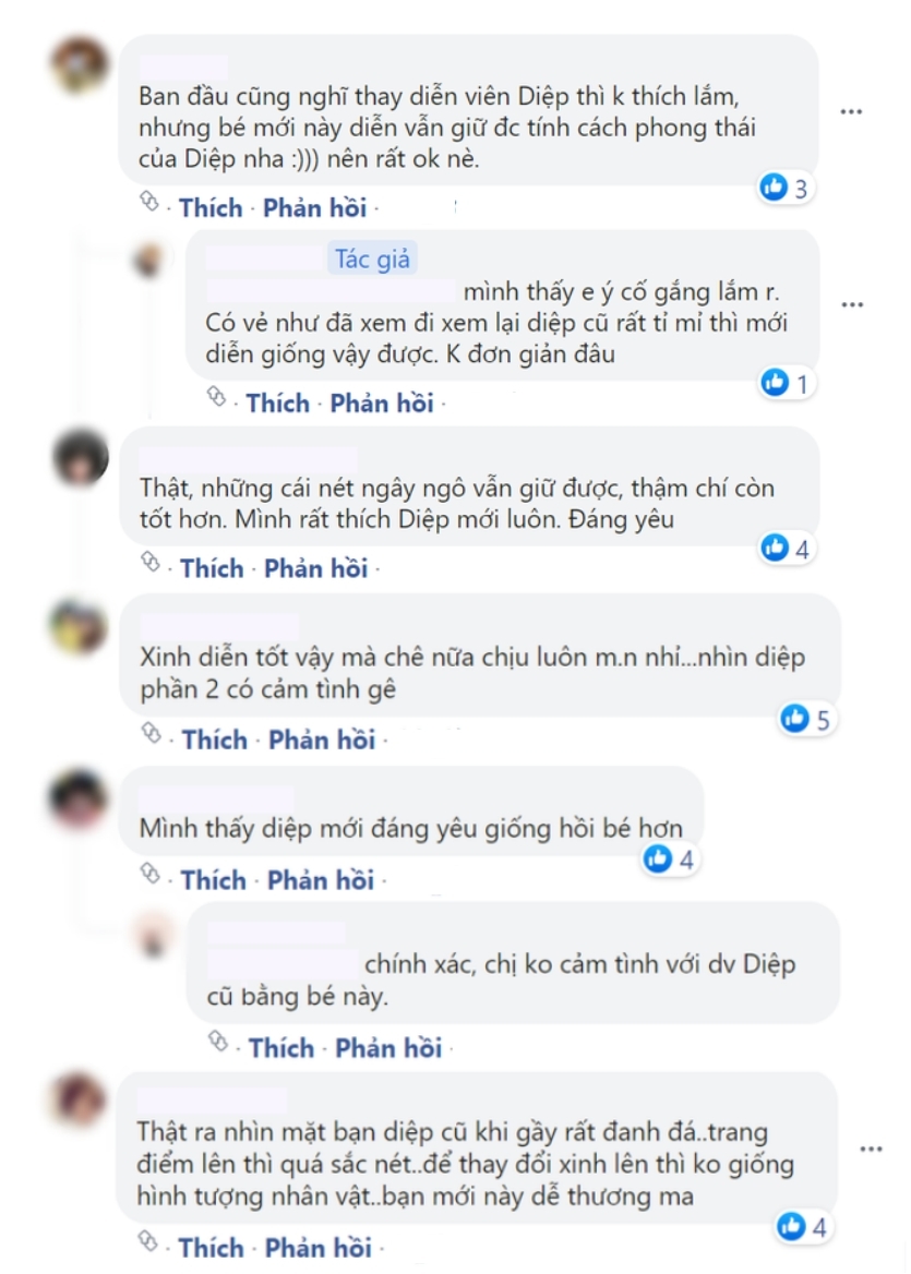 Mọi người còn cho rằng Ánh Tuyết không hợp để đóng vai Diệp nếu trang điểm lên. (Ảnh: Chụp màn hình)