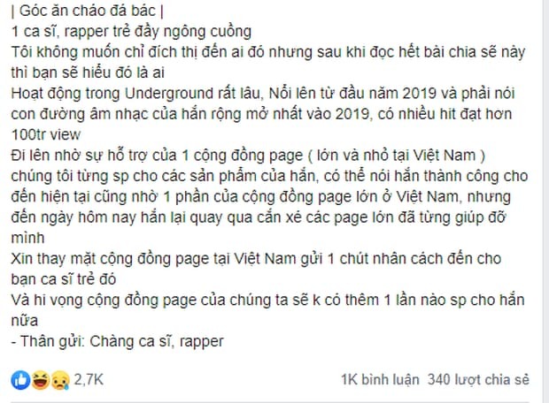 Nội dung trong bài viết khiến nhiều người nghi ngờ. (Ảnh: Chụp màn hình)