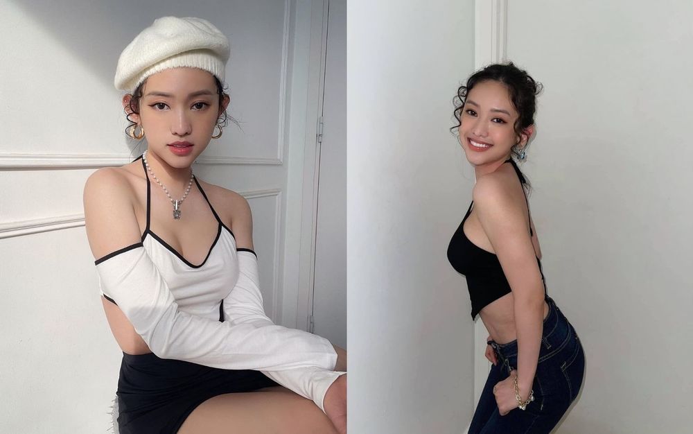 Thúy Vi cũng có gu thời trang rất quyến rũ. (Ảnh: FBNV)